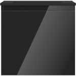 MEXEN/S - Orio koupelnová skříňka 50 cm s umyvadlem Otis, 1 šuplík, černá lesk/černá mat 91A10-05047-1-BF70-W18M71