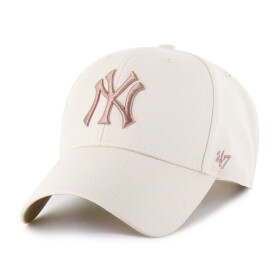 47 Brand Pánská kšiltovka New York Yankees MLB Ballpark Snap 47 MVP přírodní s růžovým logem