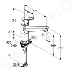 KLUDI - Objekta Dřezová baterie, chrom 325740575