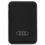 Audi Synthetic Leather MagSafe peněženka černá / Peněženka / Syntetická kůže / MagSafe (AU-MSCH-Q3/D1-BK)