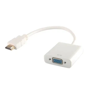 CL-201 bílá / Adaptér / HDMI (M) - VGA (F) / max. 1920×1200 (SAVKABELCL-201)