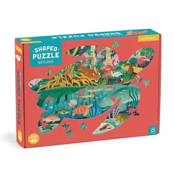 Mudpuppy Puzzle Mokřady ve tvaru želvy