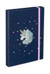 BAAGL Unicorn Gold / Desky na školní sešity / A4 / 22x32x3,5 cm