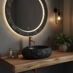 REA - Umyvadlo na desku Mika Black 50x38 REA-U4333