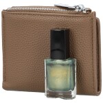 Trendy dámská mini koženková peněženka Coveri Bobbi, tmavě béžová