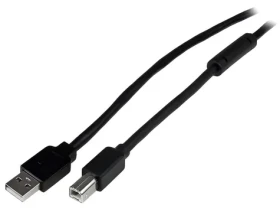 StarTech aktivní kabel USB-A - USB-B černá / Kabel USB / USB 2.0 / 20 m (USB2HAB65AC)