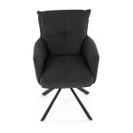Jídelní židle, šedá, manšestrová látka, HC-X1128 GREY2
