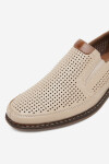 Polobotky Rieker 13459-60 Přírodní kůže (useň) - Lícová