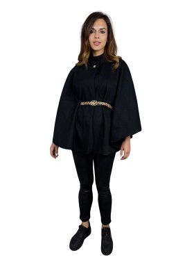 HOSH Pončo Evelora Velikost: UNI, Barva: Černá