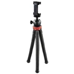 Hama FlexPro 3v1 27cm červená / stativ pro fotoaparáty GoPro kamery a smartphone (4608-H)