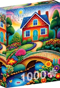 ENJOY Puzzle Barevný dům