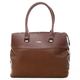 Prostorná dámská taška Heather hnědá