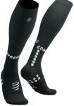 Kompresní podkolenky Compressport Full Socks Recovery 2.0 - černé Velikost: EU 35-38 Obvod lýtka 30-38