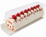 Cake star Box na roládu s průhledným víkem