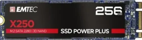 EMTEC Power Plus X250 256GB / M.2 / SATA III / 3D TLC / R:520MBps / W:500MBps / MTBF 2mh / 3y (ECSSD256GX250)