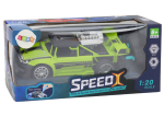 Mamido RC auto na dálkové ovládání 1:20 s kouřovým efektem a světly zelené