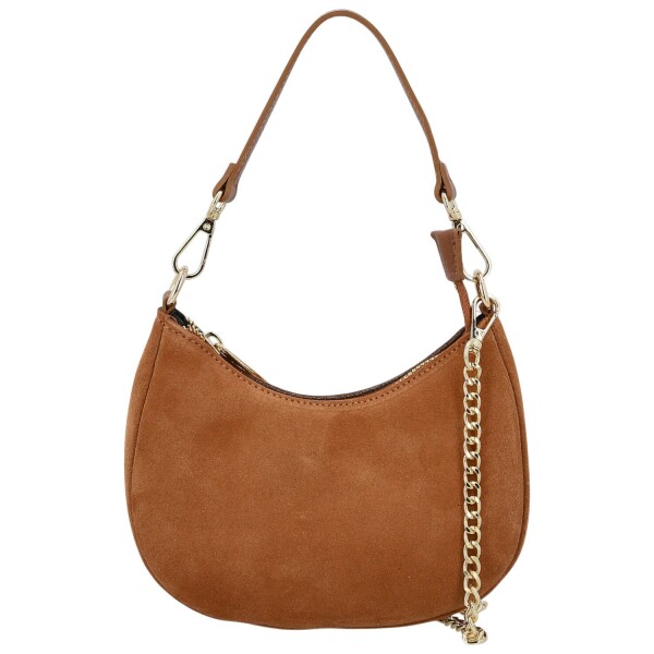 Stylová dámská kožená kabelka na rameno Kilix, koňaková