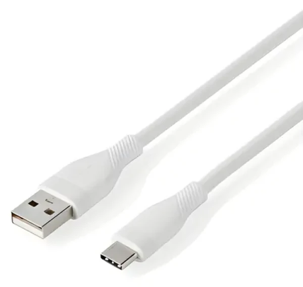 Nedis USB-A - USB-C 1,5 m bílá / Nabíjecí kabel / USB 2.0 / 15 W / 480 Mbit/s / Silikonový (CCGB60800WT15)