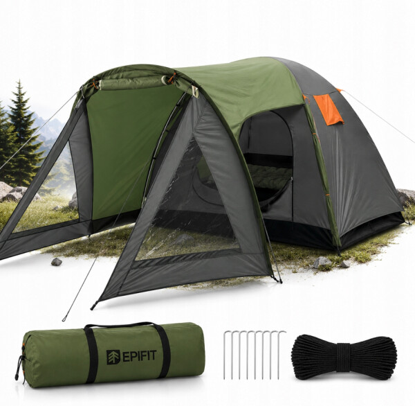 EPIFIT HORIZON 4.0 , rodinný kempingový stan pro 4 osoby – 440 x 250 x 150 cm