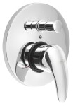 AQUALINE - KASIOPEA podomítková sprchová baterie, 2 výstupy, chrom 1107-42