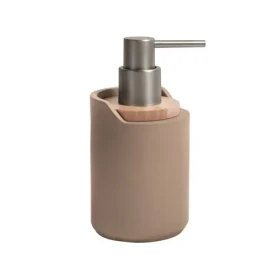SPIRELLA SYBELLA dávkovač mýdla cappuccino / polyresin / dřevo / 300 ml