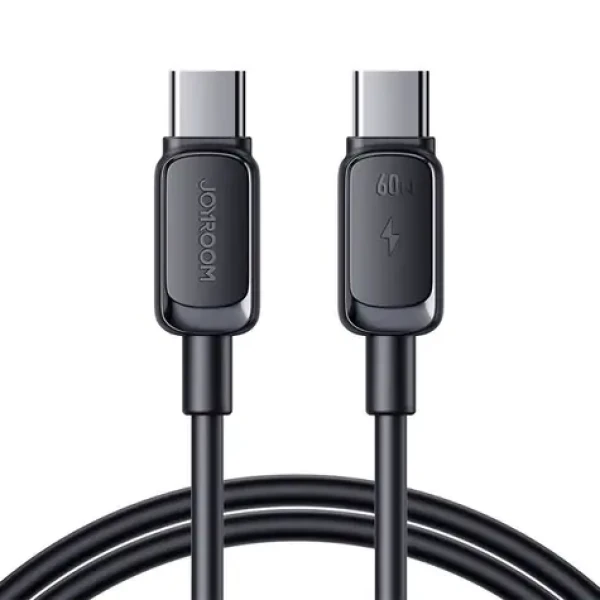 Joyroom Multi-Color Series A14 Nabíjecí kabel USB-C (M) - USB-C (M) 60W 1.2m černá (6956116702649)