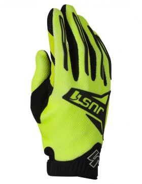 Moto rukavice Just1 J-Force 2.0 fluo žluto/černé - XL