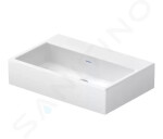 DURAVIT - Vero Air Umyvadlo nábytkové 600x400 mm, bez přepadu, bez otvoru pro baterii, WonderGliss, bílá 23686000791