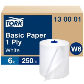 TORK 130007 papírové ručníky bílé na roli do dávkovače 651420 W6