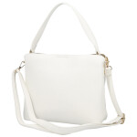 Luxusní dámská koženková kabelka do ruky Candice, bílá
