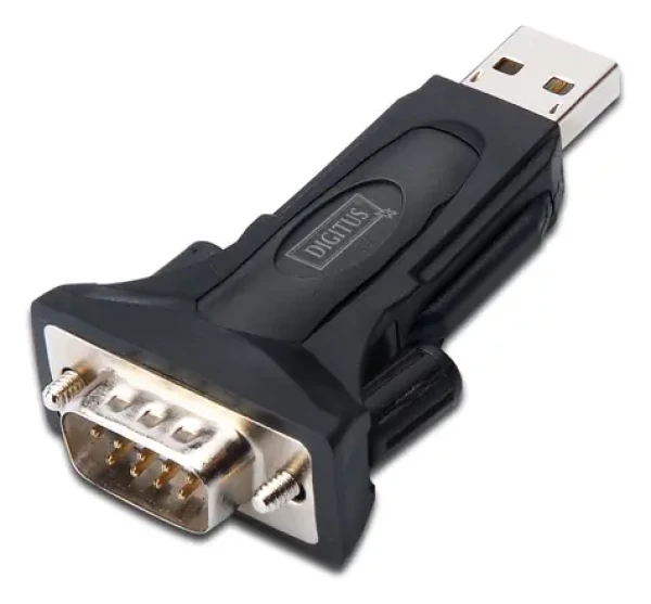 Digitus DA-70157 černý / Adaptér USB - sériový port / USB 2.0 / FTDI FT232RL / DSUB 9M (DA-70157)