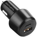 SAMSUNG Duální autonabíječka 40W černá / USB USB-C (EP-L4020NBEGEU)