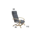 Křeslo Lux Provedení: Pouze křeslo, Nožičky: Natural, látka: AN 3326 /AN 3324