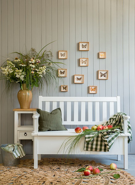 ARTEN (NANO Systems s.r.o.) Rustikální jídelní lavice POPRAD SIL14B - borovice (bílé vosky) VARIANTA PROVEDENÍ:  (š x v x hl.): 100 x 96 x 53 cm