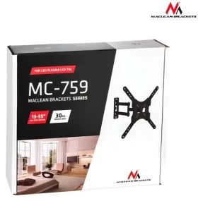 Maclean MC-759 / Nástěnný držák pro TV / 13-60" / VESA 75x75-400x400 / nosnost 30 kg (MC-759)