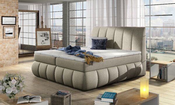 Boxspring Vincenzo Rozměr: 180 x 200 cm, látka: Orinoco 22