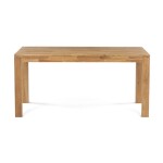 Jídelní stůl 160x90x75, masiv dub bílý, povrchová úprava olejem, nohy 8x8 cm