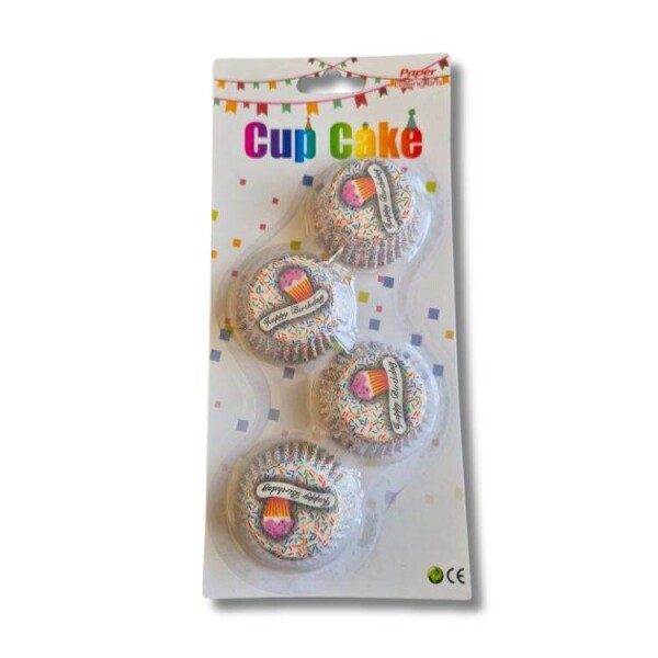 Dortisimo Košíčky na mini muffiny Happy Birthday (100 ks)