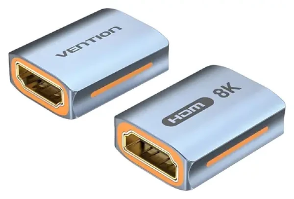 Vention HDMI spojka černá / Spojka / HDMI Typ A – Typ A / 4K 60Hz / pozlacené kontakty (AIUH0)