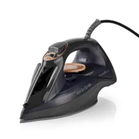 Nedis IRON1000 černá / Napařovací žehlička s keramickou deskou / 2200 W / 25 g-m / 0.26 l / Parní výstřel (IRON1000)