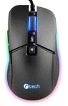 C-TECH Dawn černá / Herní optická myš / podsvícení / 6400DPI / 7 tlačítek / USB (8595729900967)