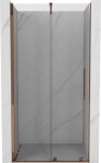 MEXEN/S - Velar posuvné sprchové dveře 90, transparent, růžové zlato 871-090-000-01-60