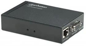 Manhattan VGA Cat5 Extender / sada vysílací + přijímací modul UTP + audio (177344)