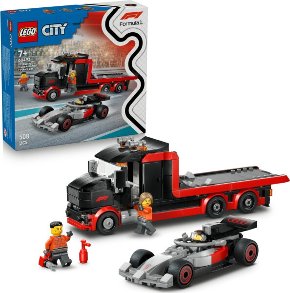 LEGO® City 60493 Výstavní náklaďák F1® se závodním autem Audi F1® - LEGO® City