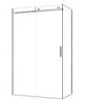 HOPA - Sprchové dveře BELVER CHROM NEW - Barva rámu - Chrom/Leštěný hliník (ALU), Rozměr A - 120, Směr zavírání - Univerzální Levé / Pravé, Výplň - Čiré bezpečnostní sklo - 8 mm BCBELV12CCN