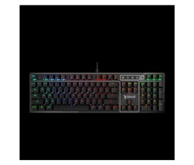 A4tech Bloody Klávesnice B750N, herní klávesnice, mechanická, drátová, Green Switch, CZ/SK, Černá EDF_547007