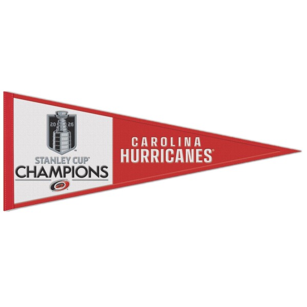 Wincraft Vlajka pennant Carolina Hurricanes NHL 2026 Stanley Cup Champions