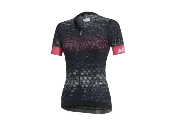 Dotout Rainbow dámský dres krátký rukáv Blue/Fuchsia vel. S