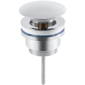 CERANO Umyvadlová výpusť - 5/4“ click-clack - univerzální - chrom