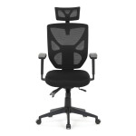 Kancelářská židle, asynchronní mechanismus, černá, KA-Q8250 BK